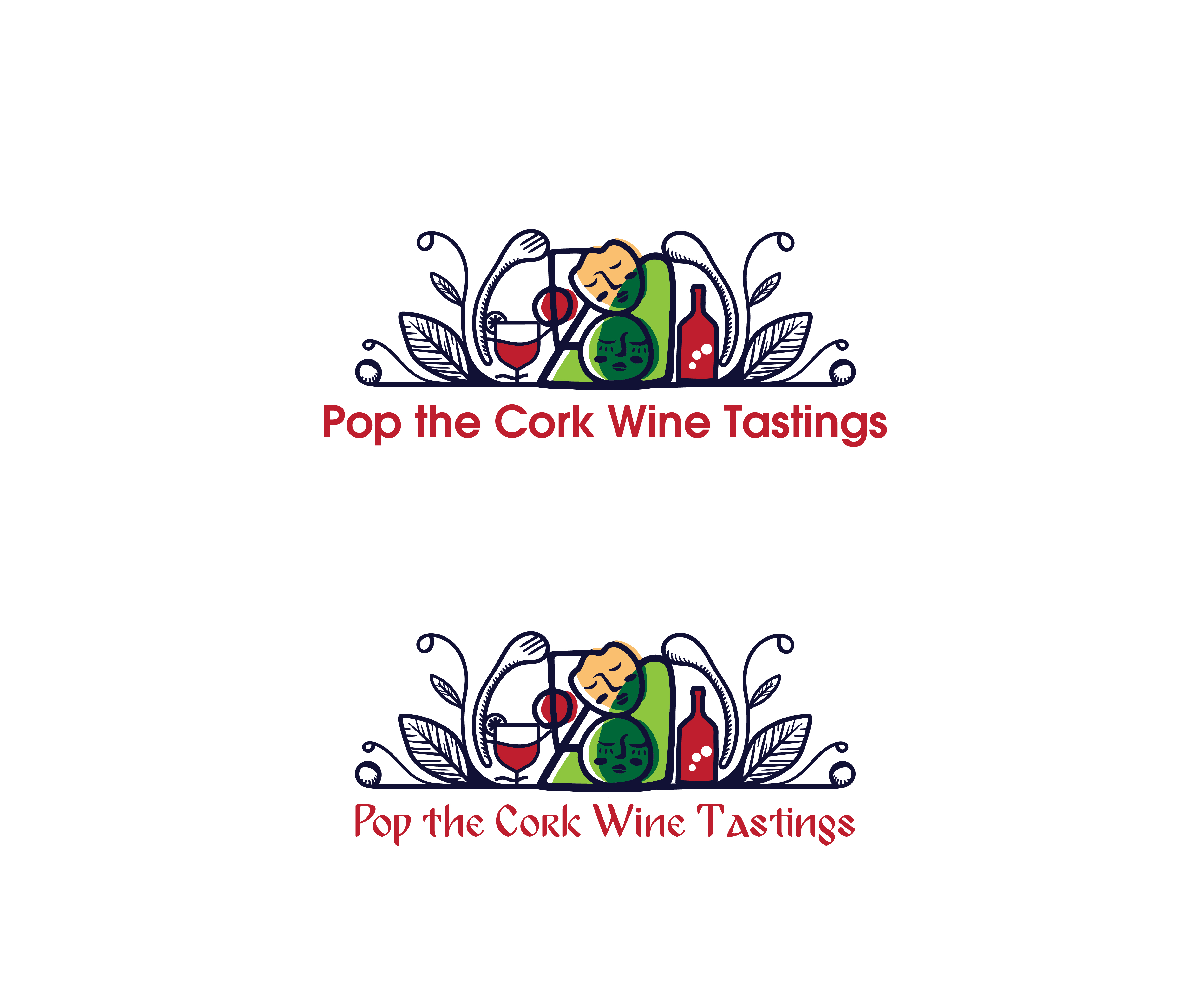 Logo Design by Filip M for Pop The Cork Wine Tastings | Design #33261227