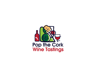 Logo Design by Filip M for Pop The Cork Wine Tastings | Design: #33278305