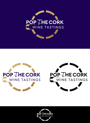 Logo Design by F a r i s a for Pop The Cork Wine Tastings | Design: #33268052