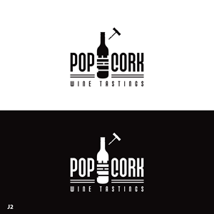 Diseño de Logo por Sujit Banerjee para Pop The Cork Wine Tastings | Diseño: #33249076