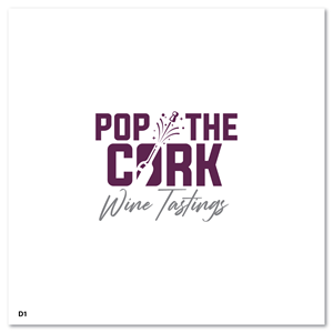 Logo Design by Sujit Banerjee for Pop The Cork Wine Tastings | Design: #33249077
