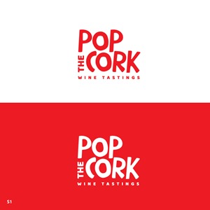 Logo Design by Sujit Banerjee for Pop The Cork Wine Tastings | Design: #33249078