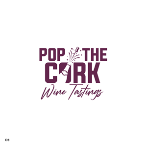 Logo Design by Sujit Banerjee for Pop The Cork Wine Tastings | Design: #33260175