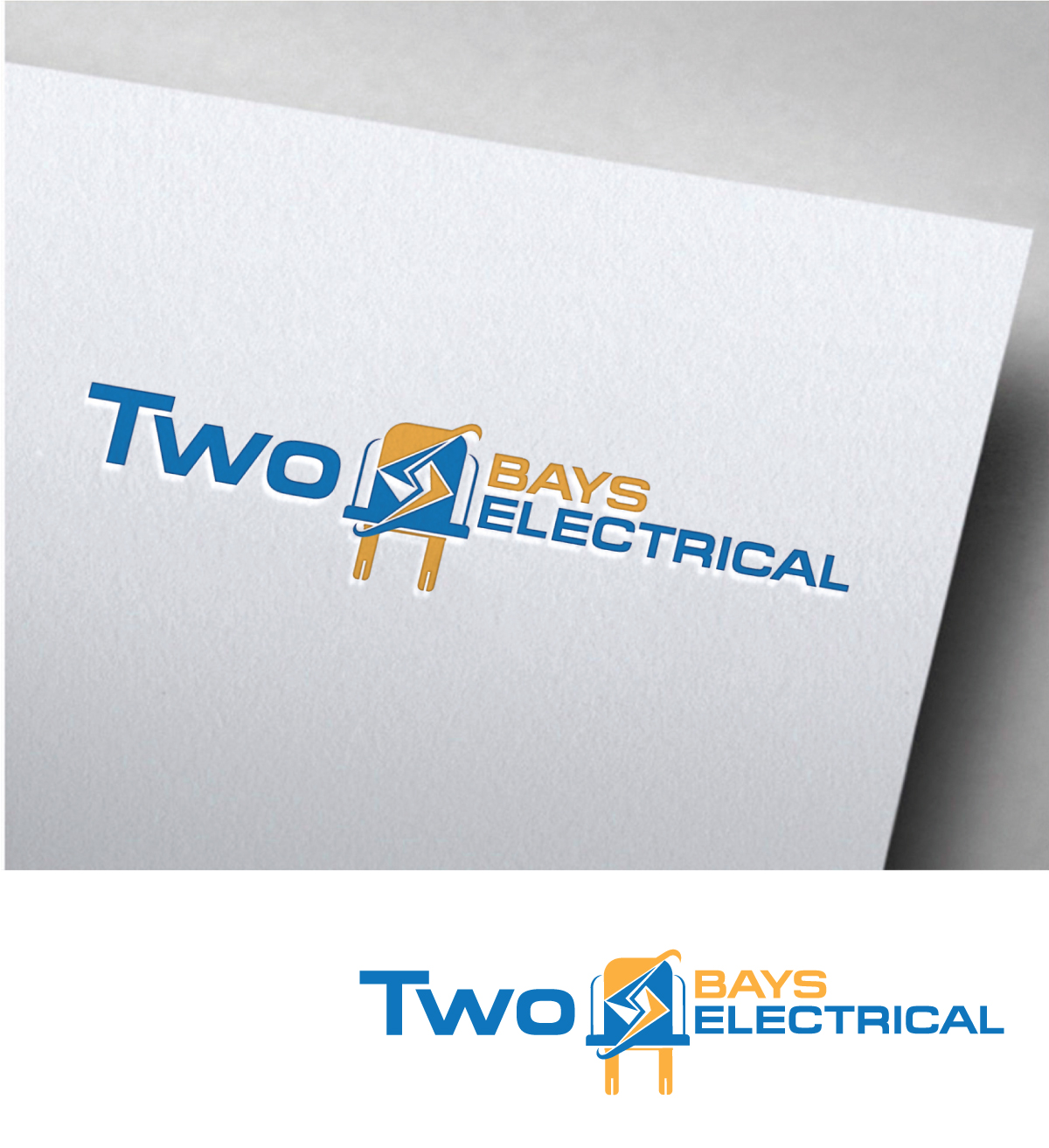 Logo-Design von Om Namah Shivay für Two bays electrical | Design #33255138