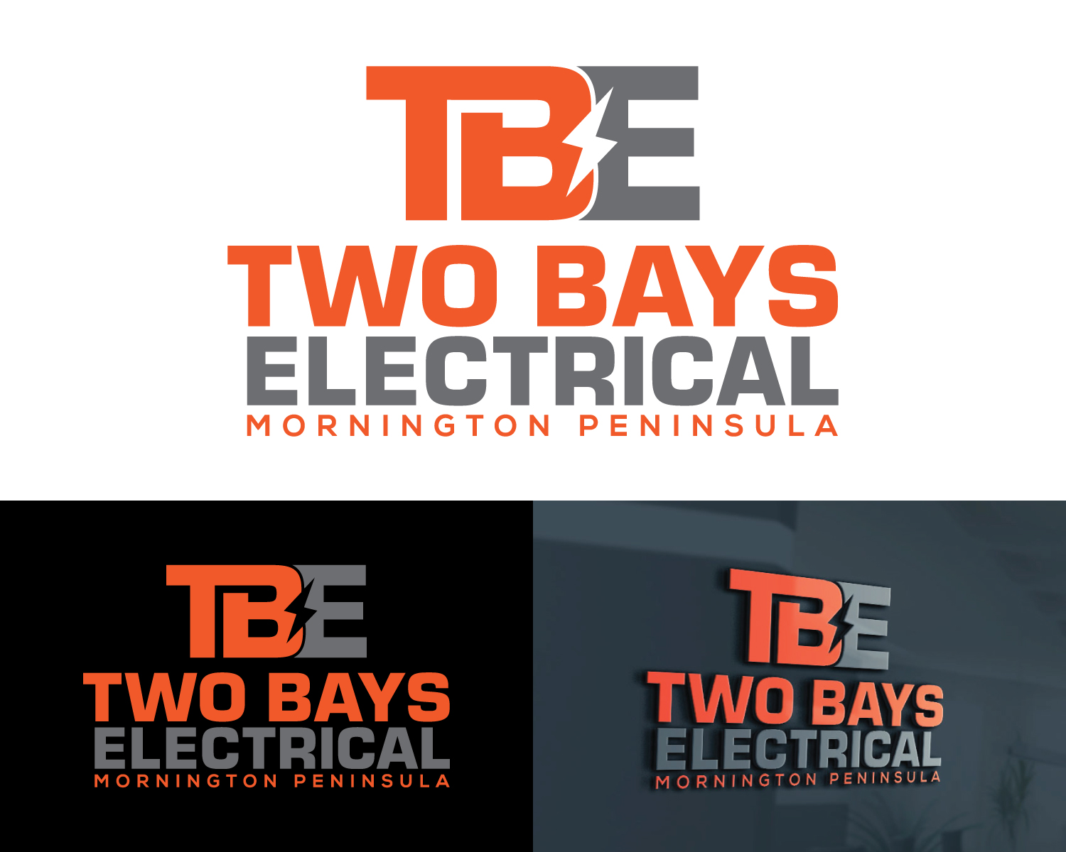 Logo Design by Box Graphic for Two bays electrical | Design #33249941