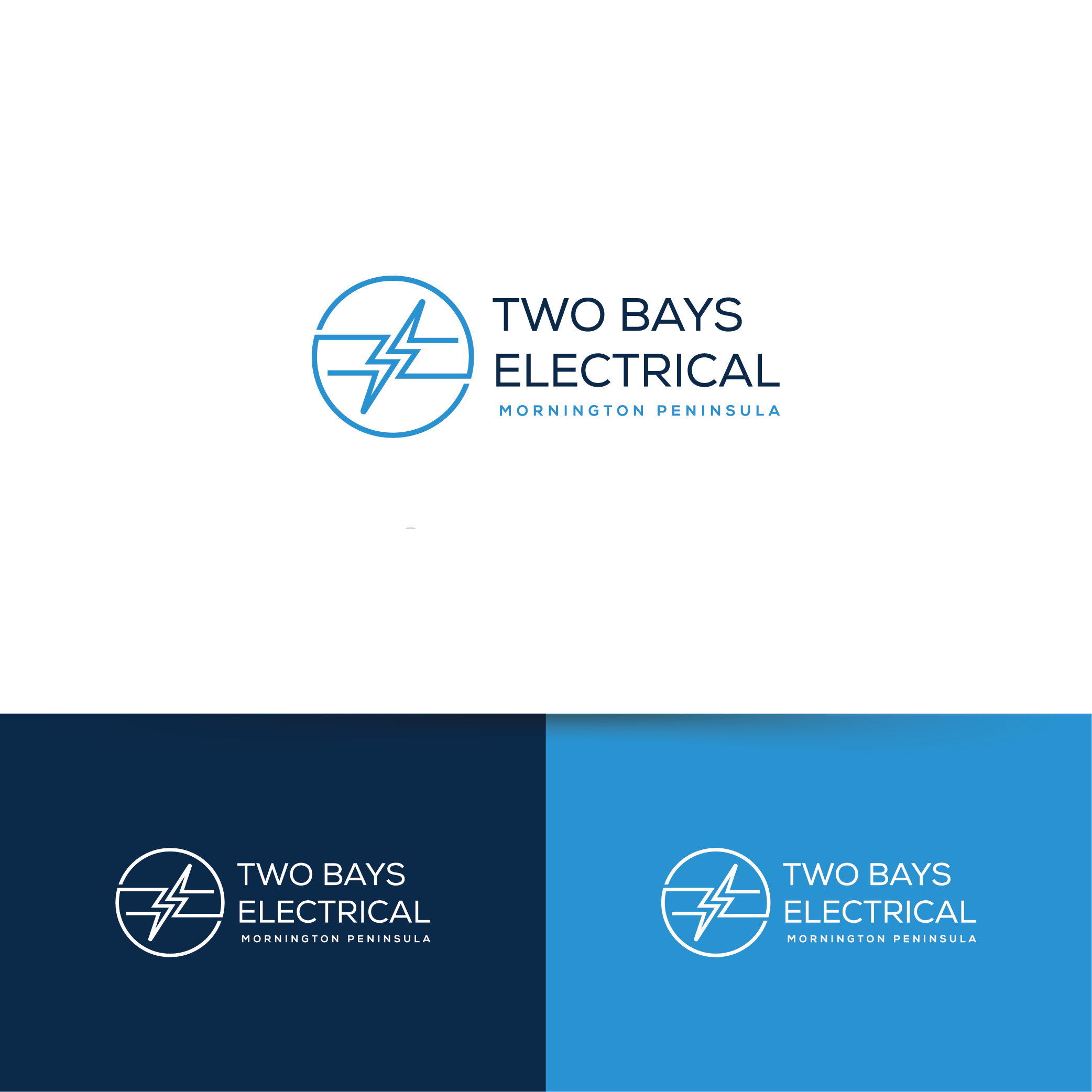 Logo Design by bejobound for Two bays electrical | Design #33252918