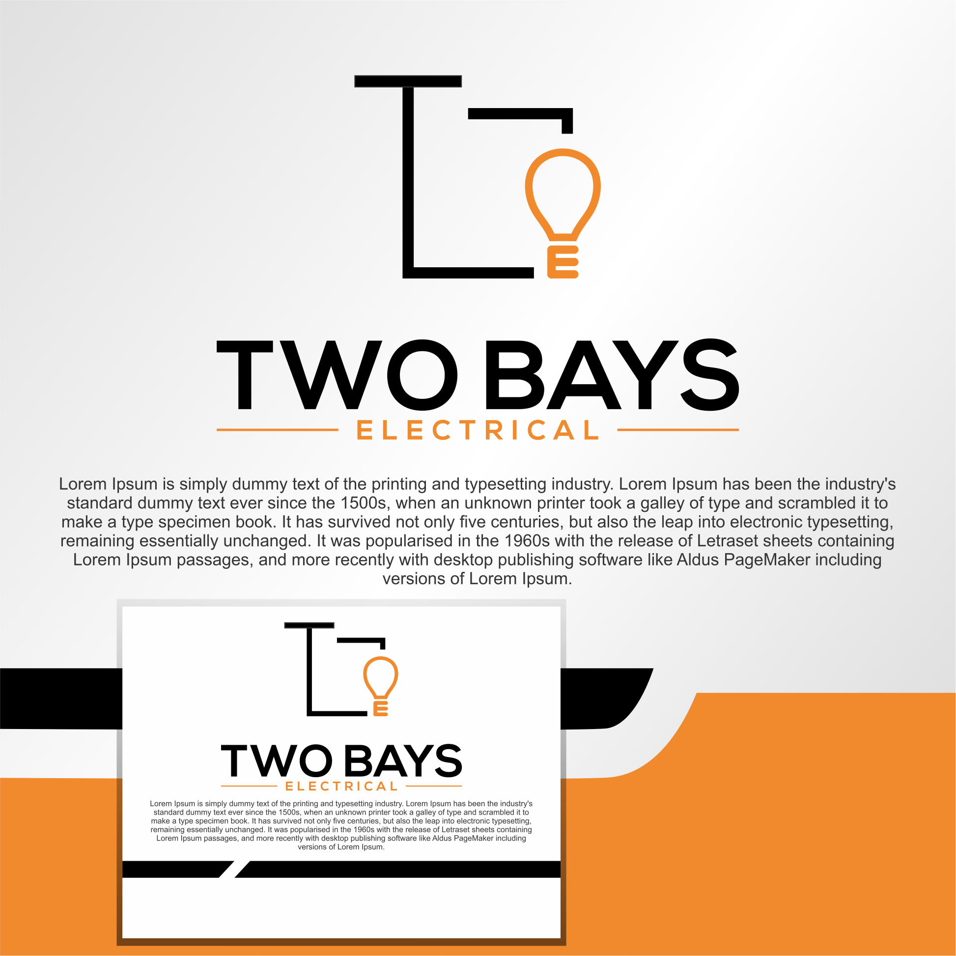 Logo Design by diego costa for Two bays electrical | Design #33253290