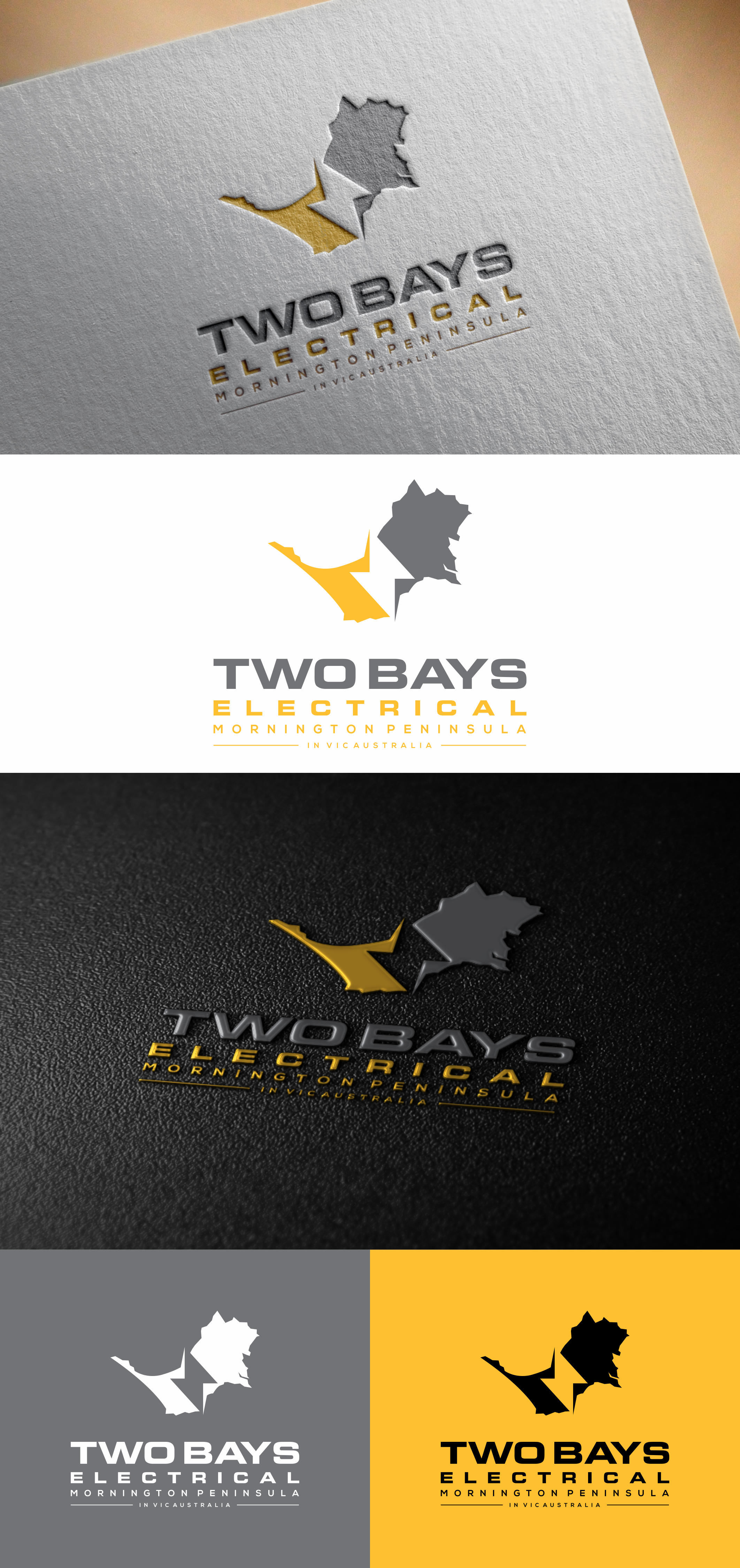 Logo Design by fatiyadesign for Two bays electrical | Design #33251184