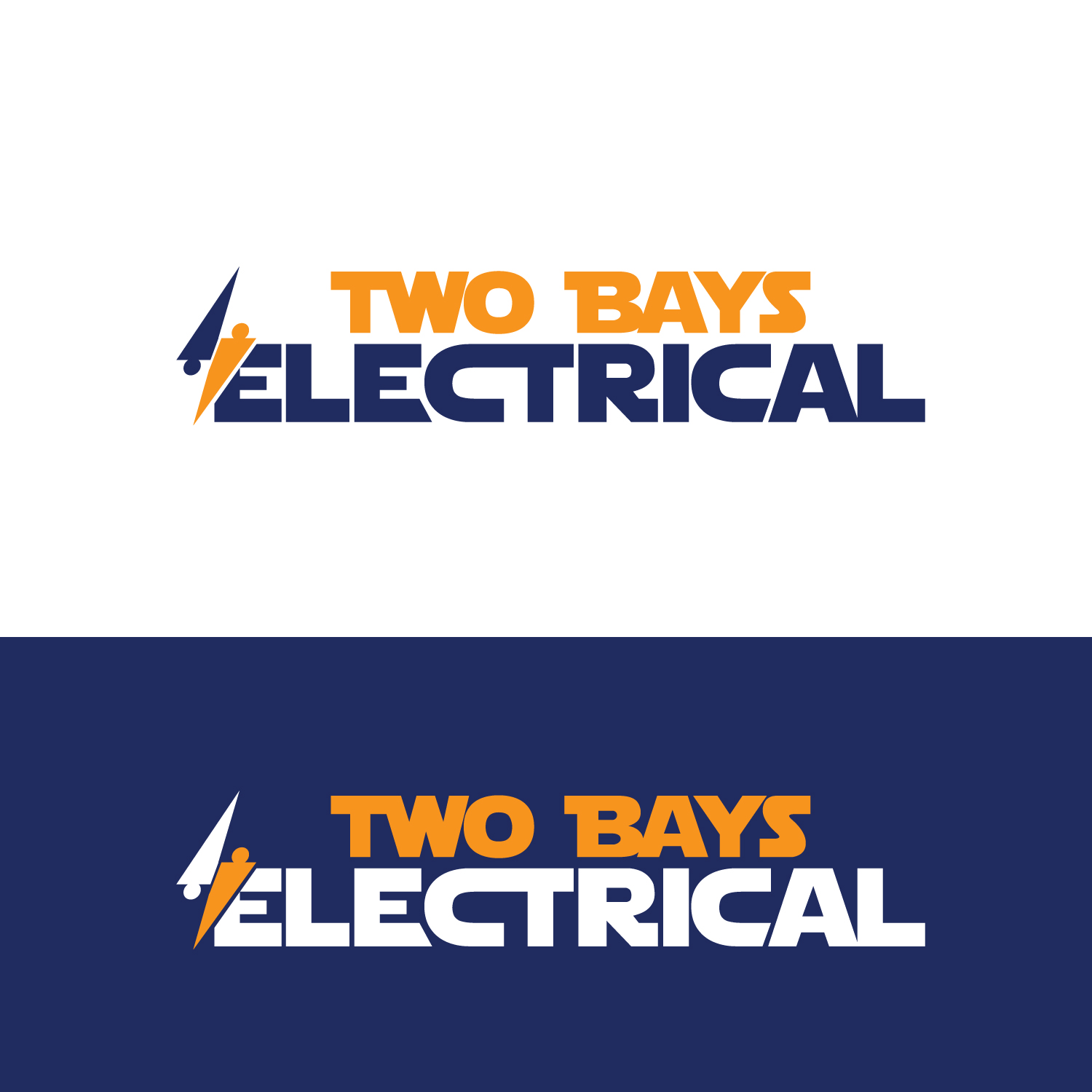 Logo Design by GODDREAMCREATION for Two bays electrical | Design #33249023