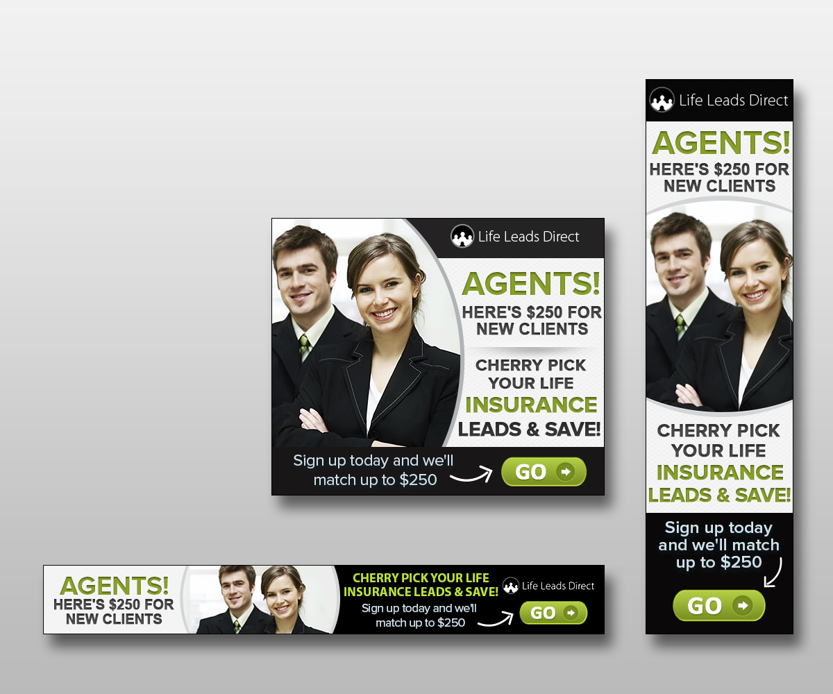 Banner Ad Design by Laurra for iLeads.com | Design #3130747