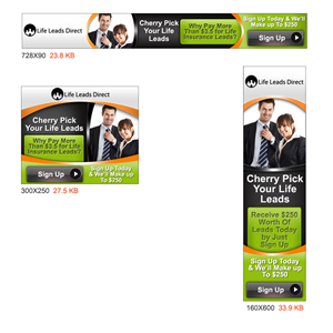 Banner Ad Design by DesignXyz for iLeads.com | Design: #3152356