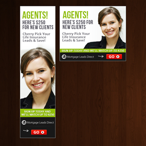 Banner Ad Design by Miekee09 for iLeads.com | Design: #3126073