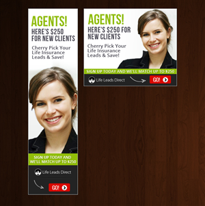Banner Ad Design by Miekee09 for iLeads.com | Design: #3144899