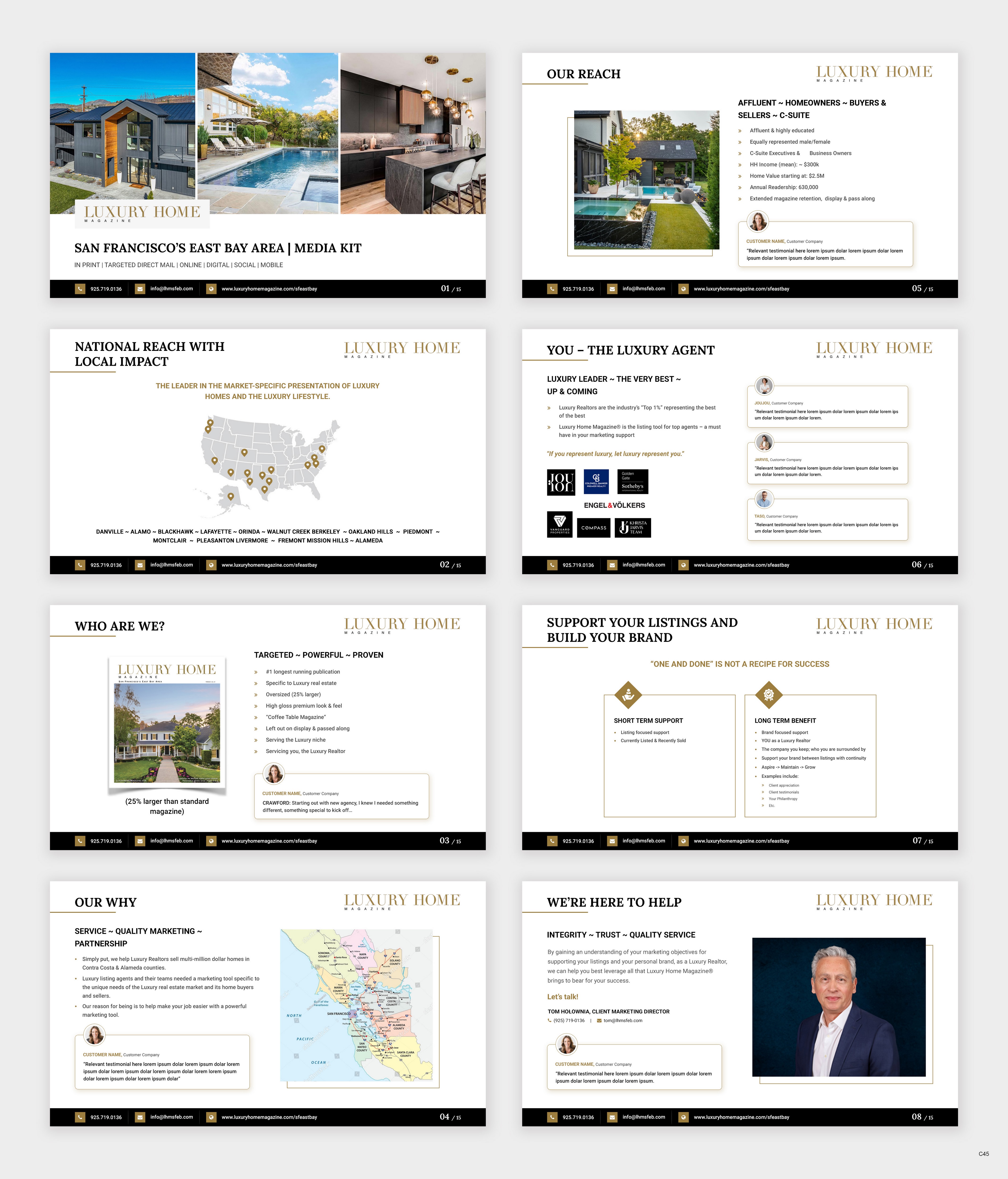 Design de PowerPoint par pb pour Luxury Home Magazine | Design #33257852