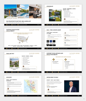 PowerPoint Design by pb for Luxury Home Magazine | Design: #33257852
