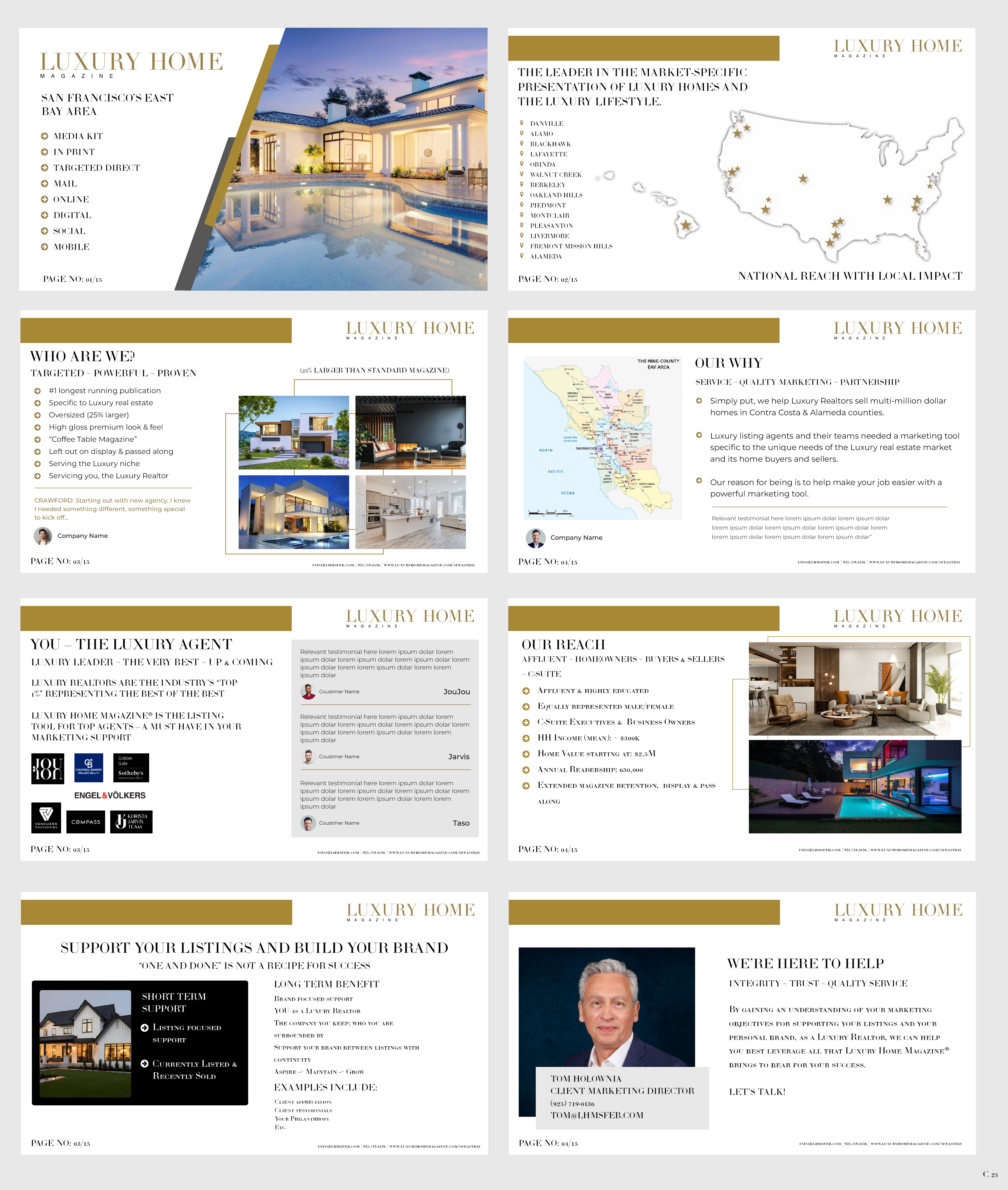 Diseño de PowerPoint por pb para Luxury Home Magazine | Diseño #33257853