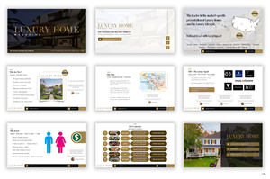 PowerPoint Design by pb for Luxury Home Magazine | Design: #33257854
