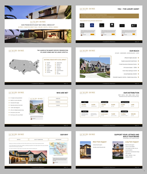 PowerPoint Design by pb for Luxury Home Magazine | Design: #33257856