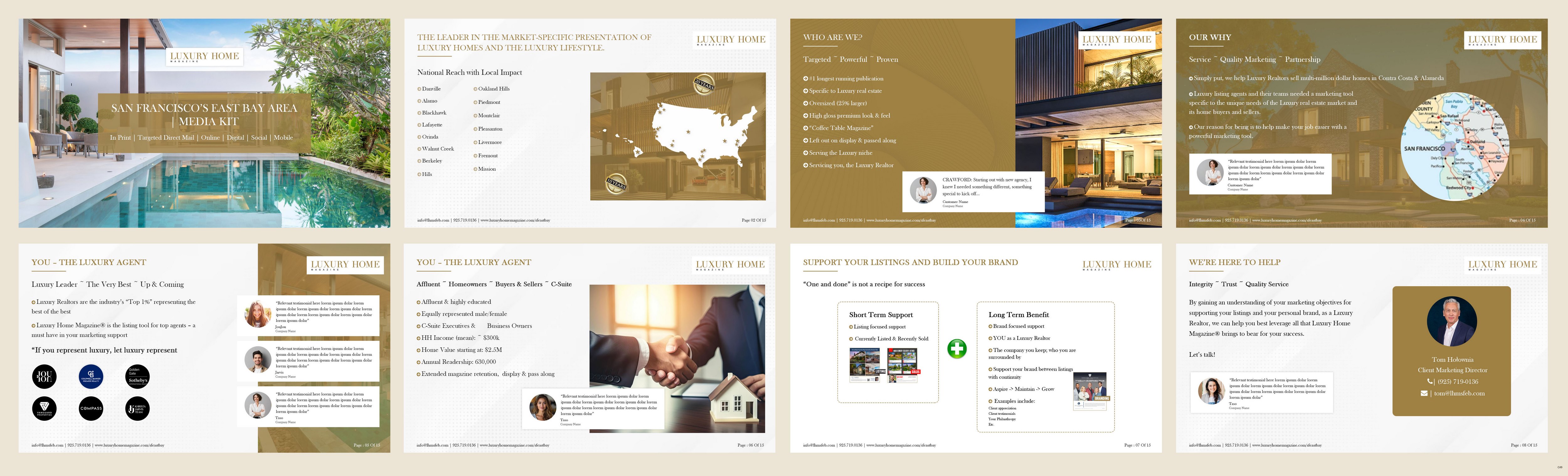 Design de PowerPoint par pb pour Luxury Home Magazine | Design #33257859