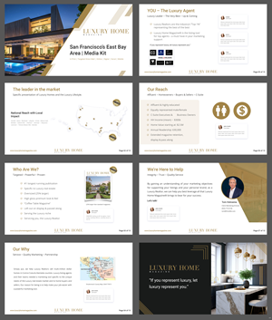 PowerPoint Design by pb for Luxury Home Magazine | Design: #33257861