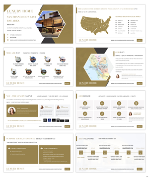 PowerPoint Design by pb for Luxury Home Magazine | Design: #33257865