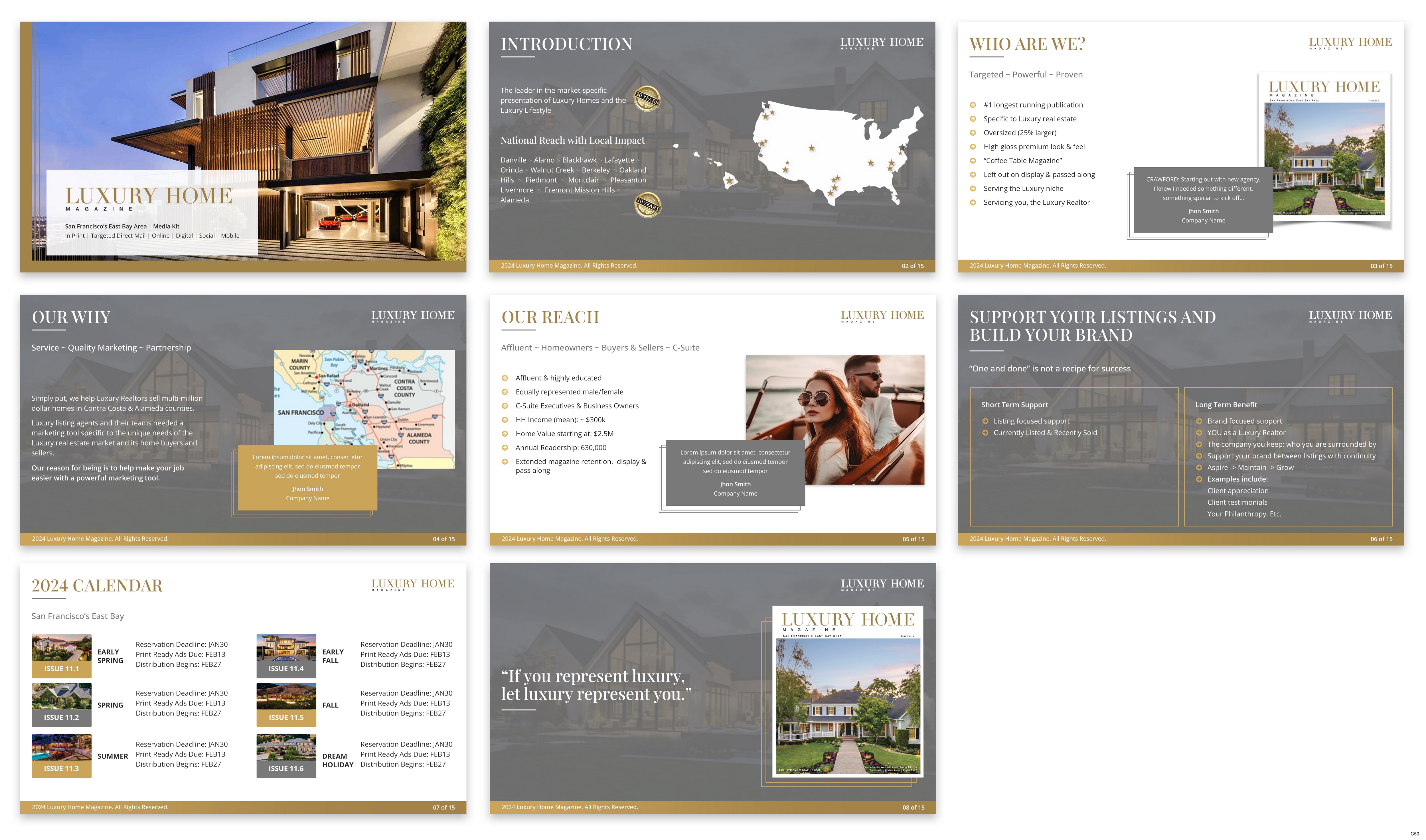Diseño de PowerPoint por pb para Luxury Home Magazine | Diseño #33264650