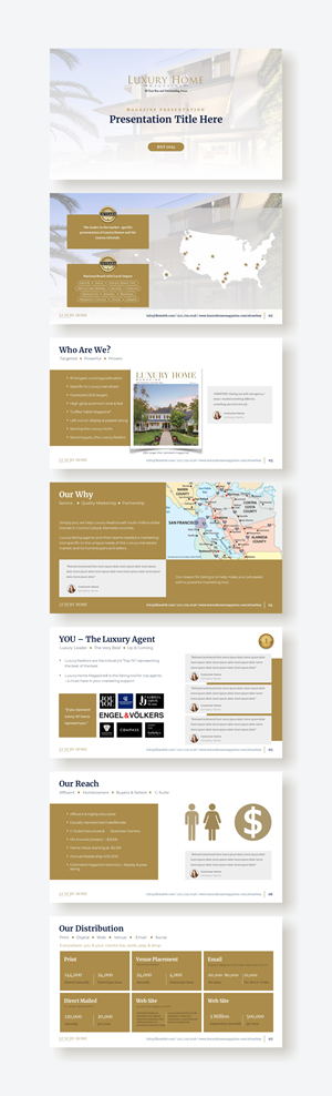 PowerPoint Design by Awang_ for Luxury Home Magazine | Design: #33264739