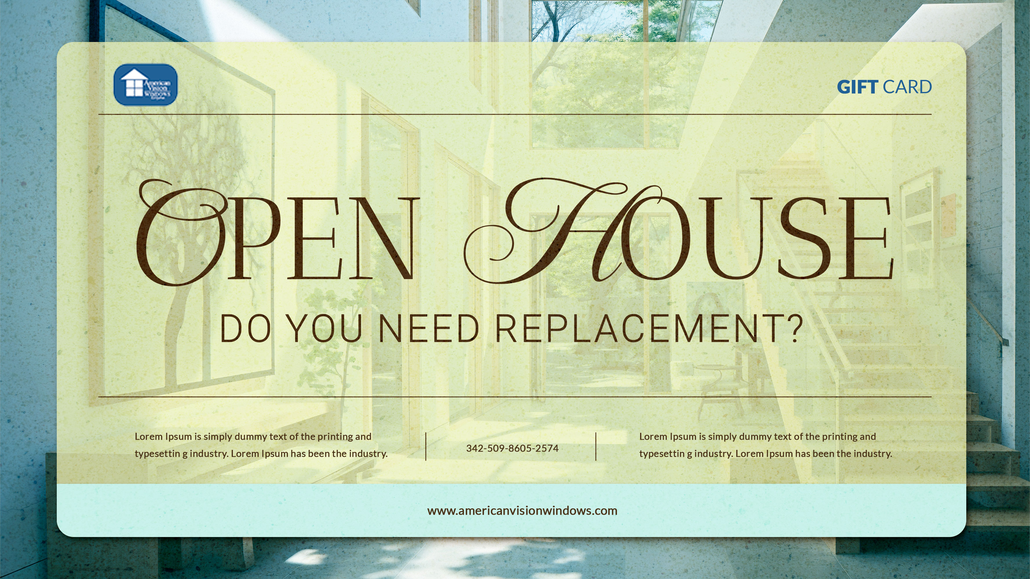 Print Design by anitasamanta for American Vision Windows Arizona | Design #33264493