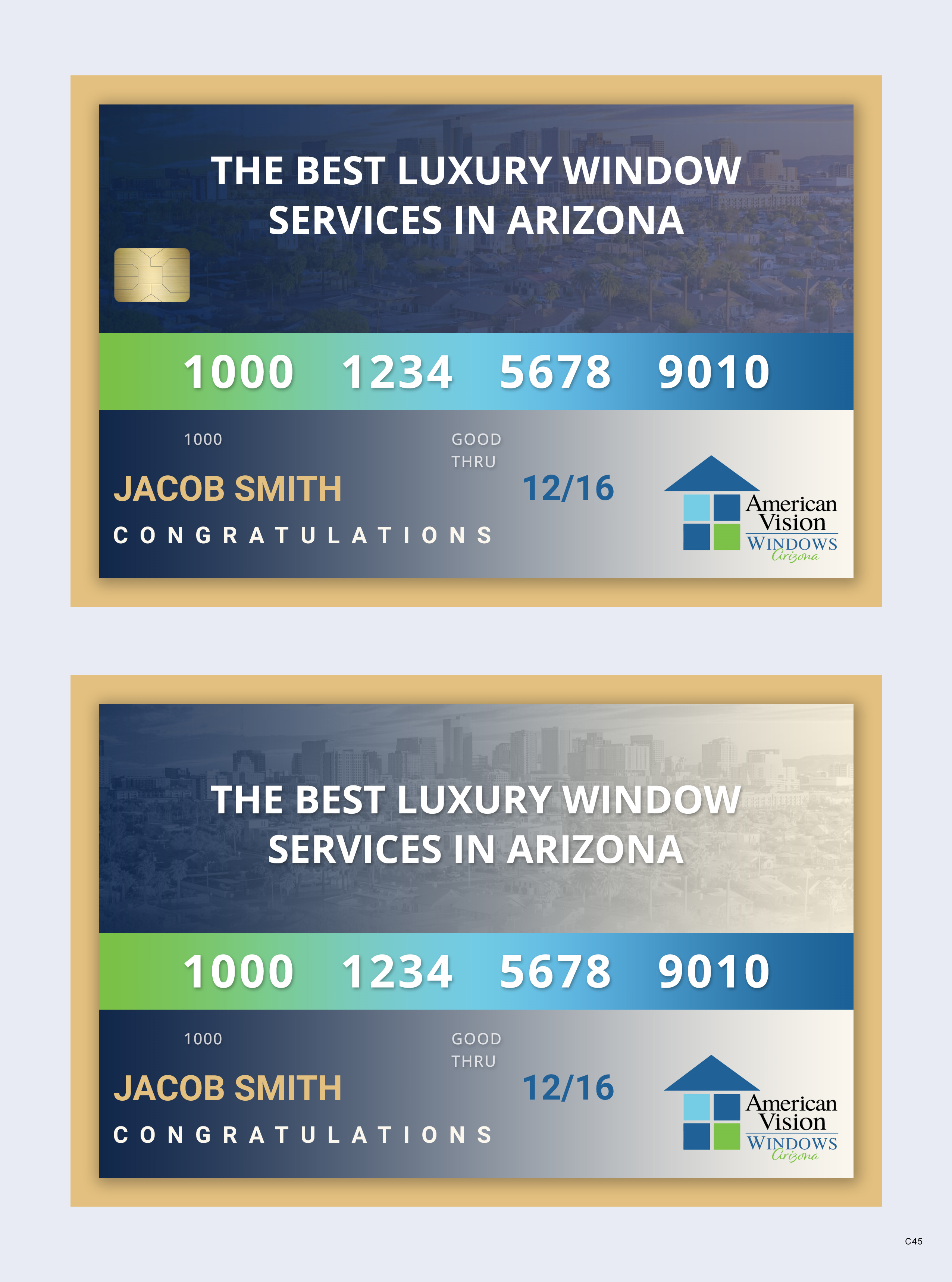 Print Design by pb for American Vision Windows Arizona | Design #33270629