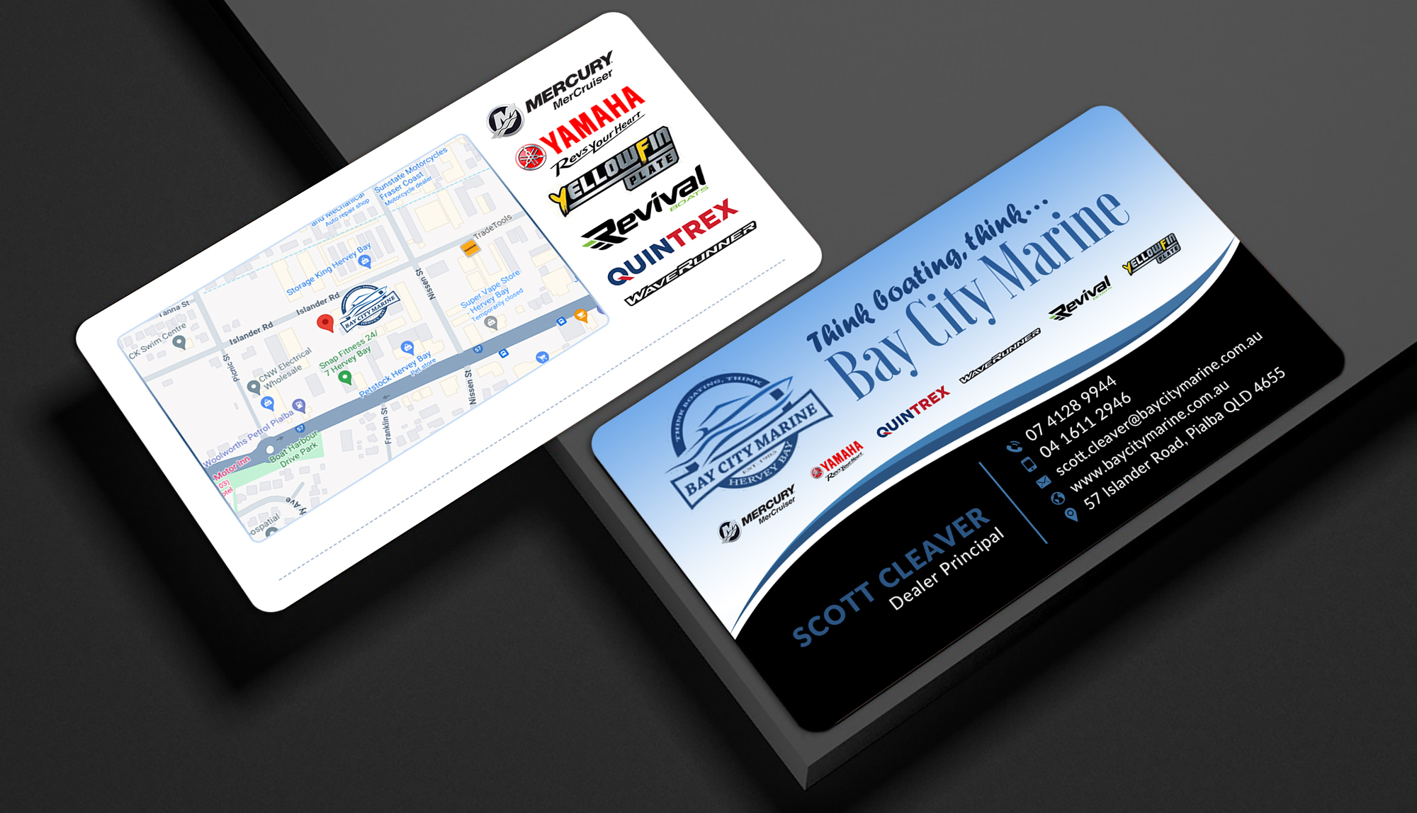 Design de Carte par Sun Moon Graphic Designer pour Bay City Marine | Design #33267545
