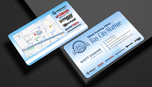 Karten-Design von Sun Moon Graphic Designer für Bay City Marine | Design: #33267547