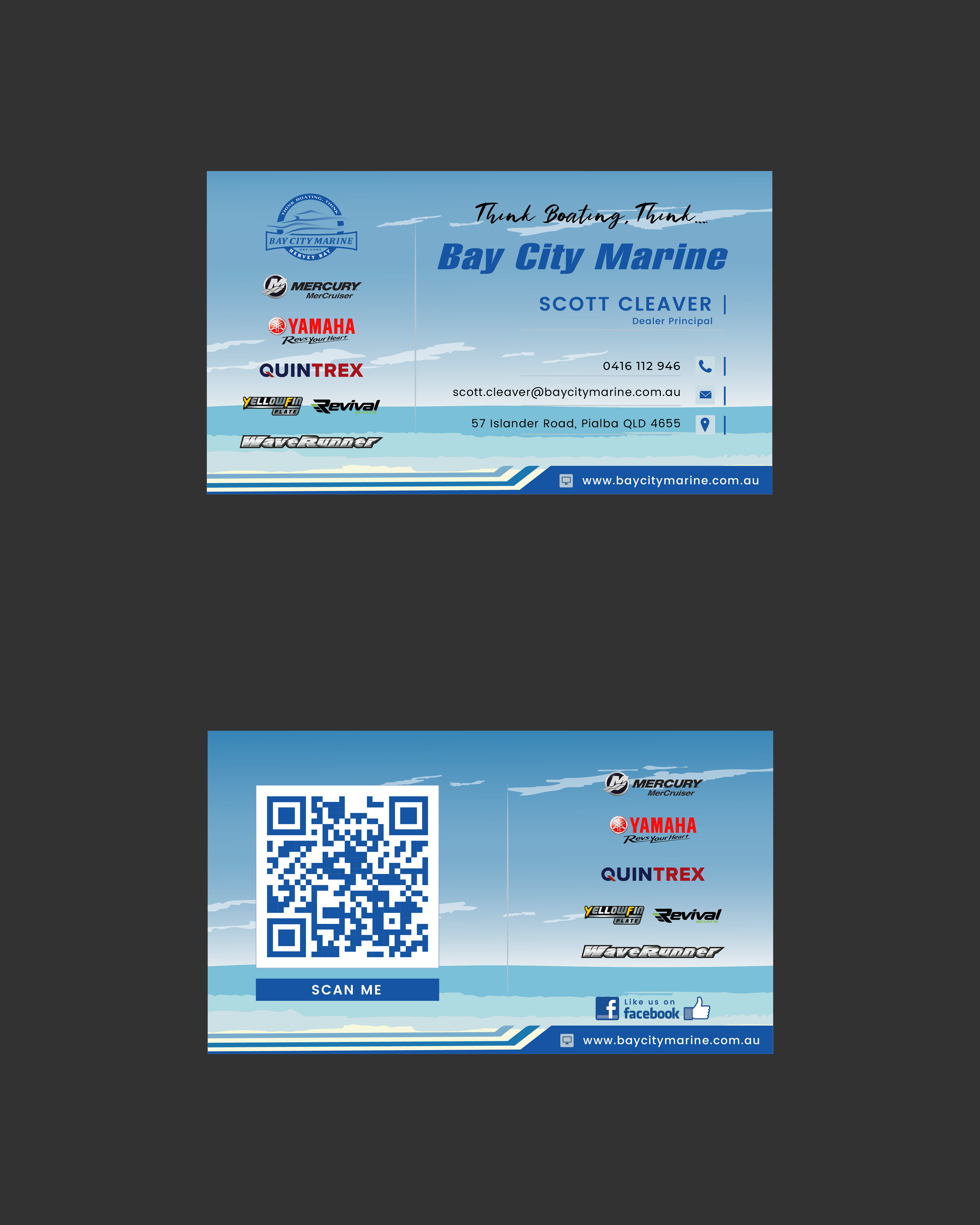 Card Design by TDAC for Bay City Marine | Design #33269810
