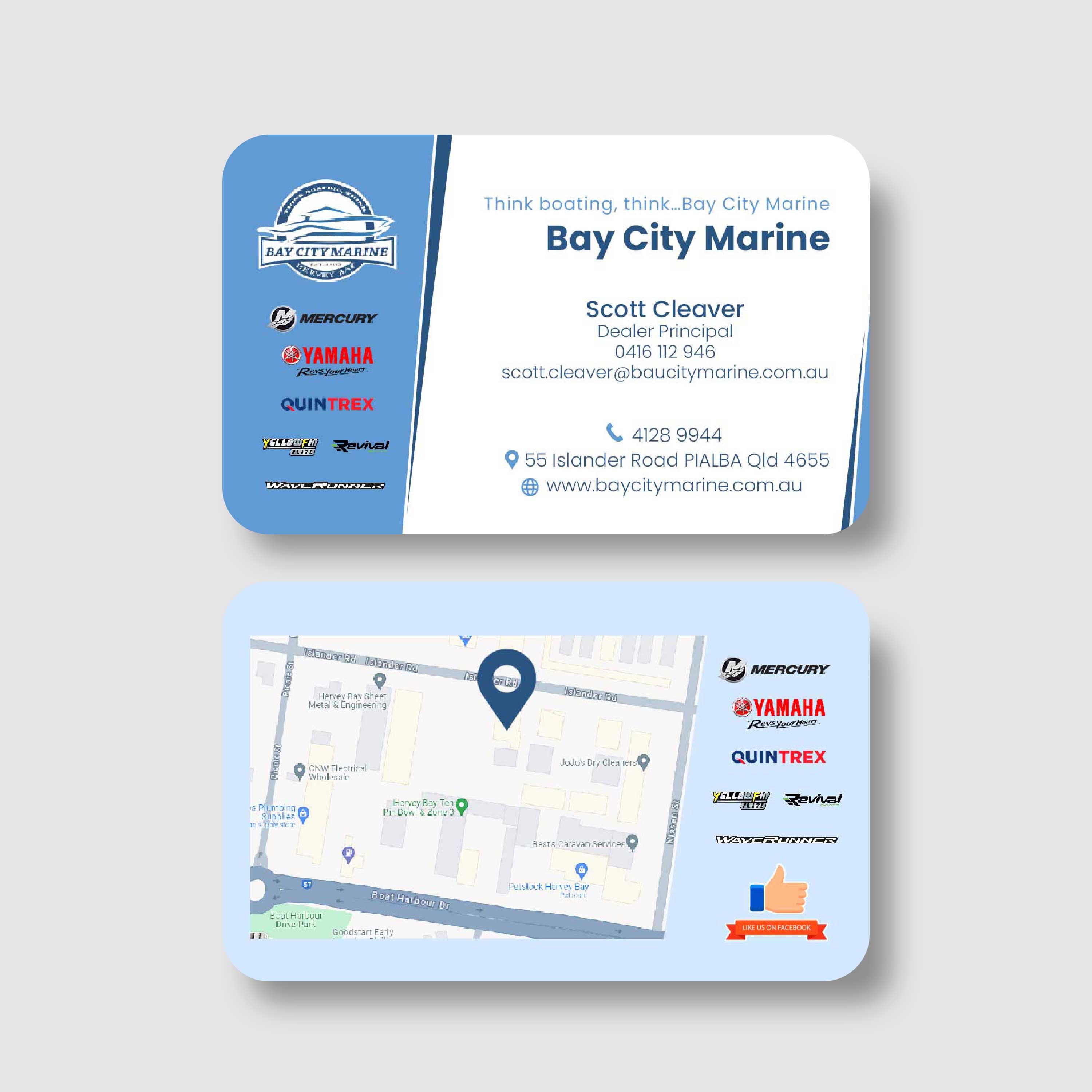 Diseño de Tarjeta por AbuBD para Bay City Marine | Diseño #33257075