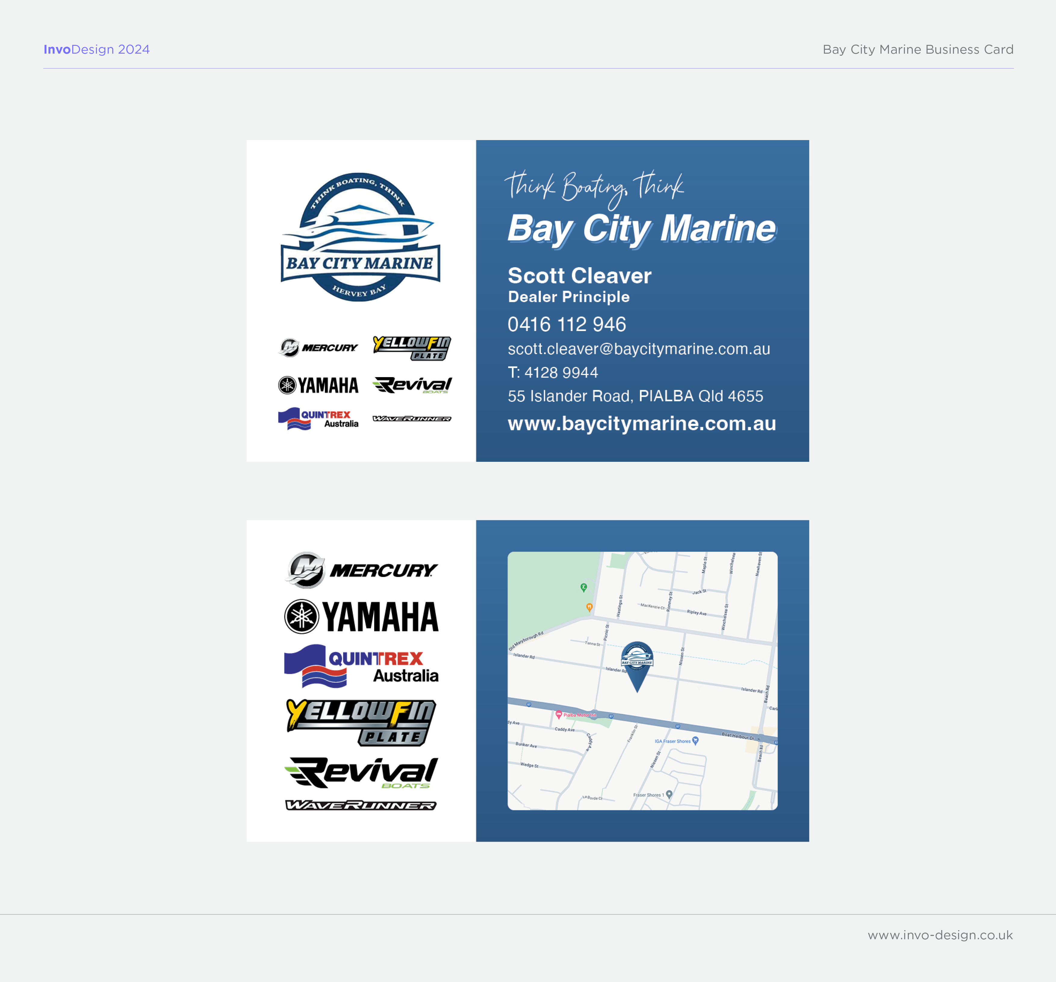 Card Design by Dave P for Bay City Marine | Design #33263855