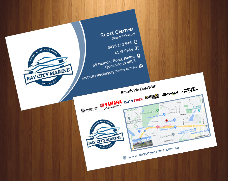Card Design by harmi_199 for Bay City Marine | Design #33265172