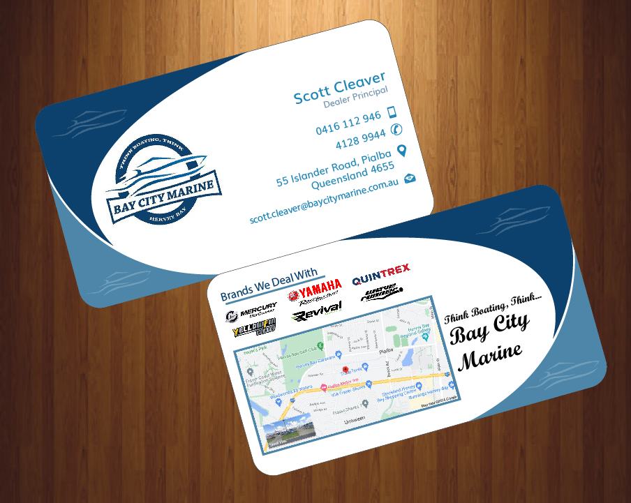 Diseño de Tarjeta por HarmiDesigning para Bay City Marine | Diseño #33265174