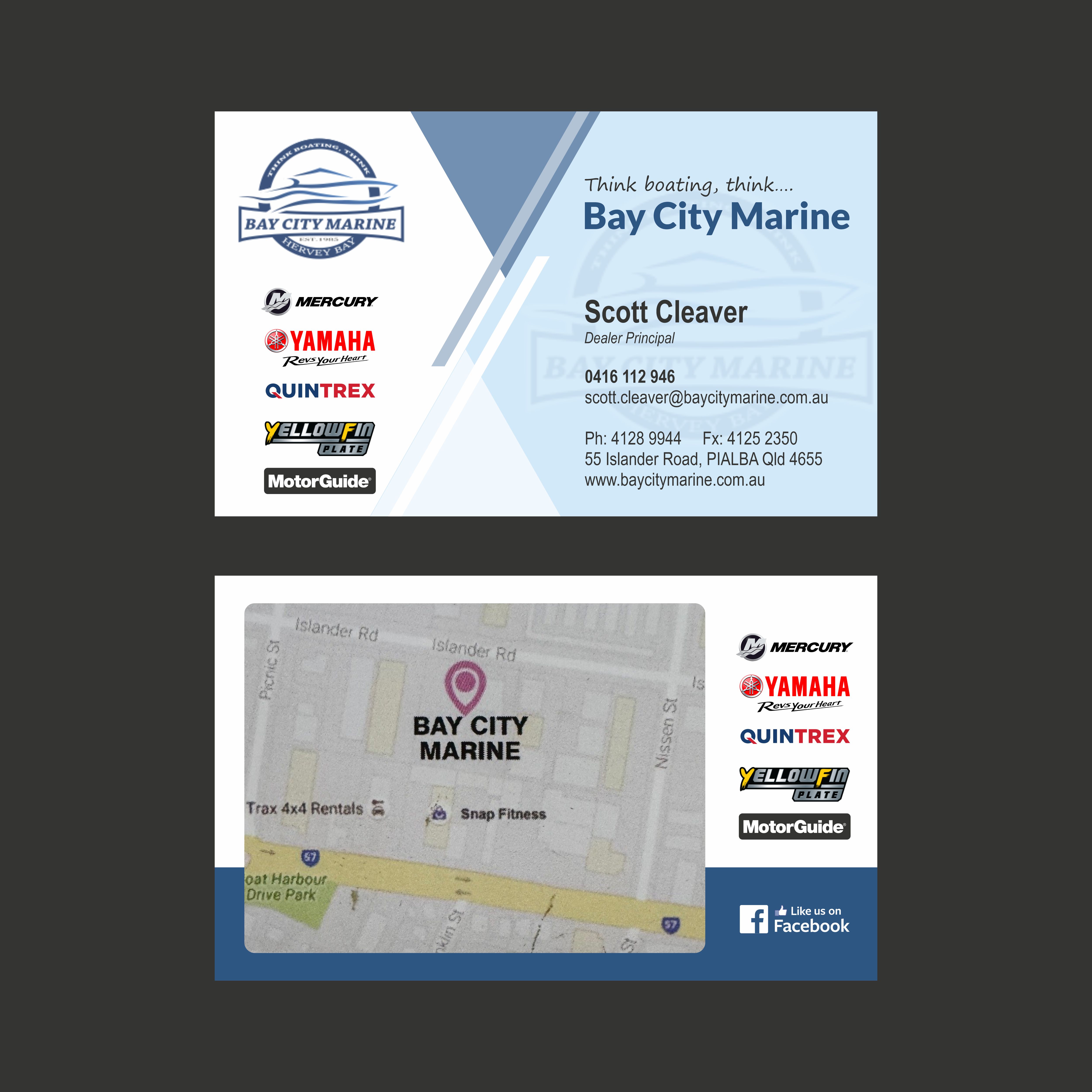 Card Design by nng for Bay City Marine | Design #33264847