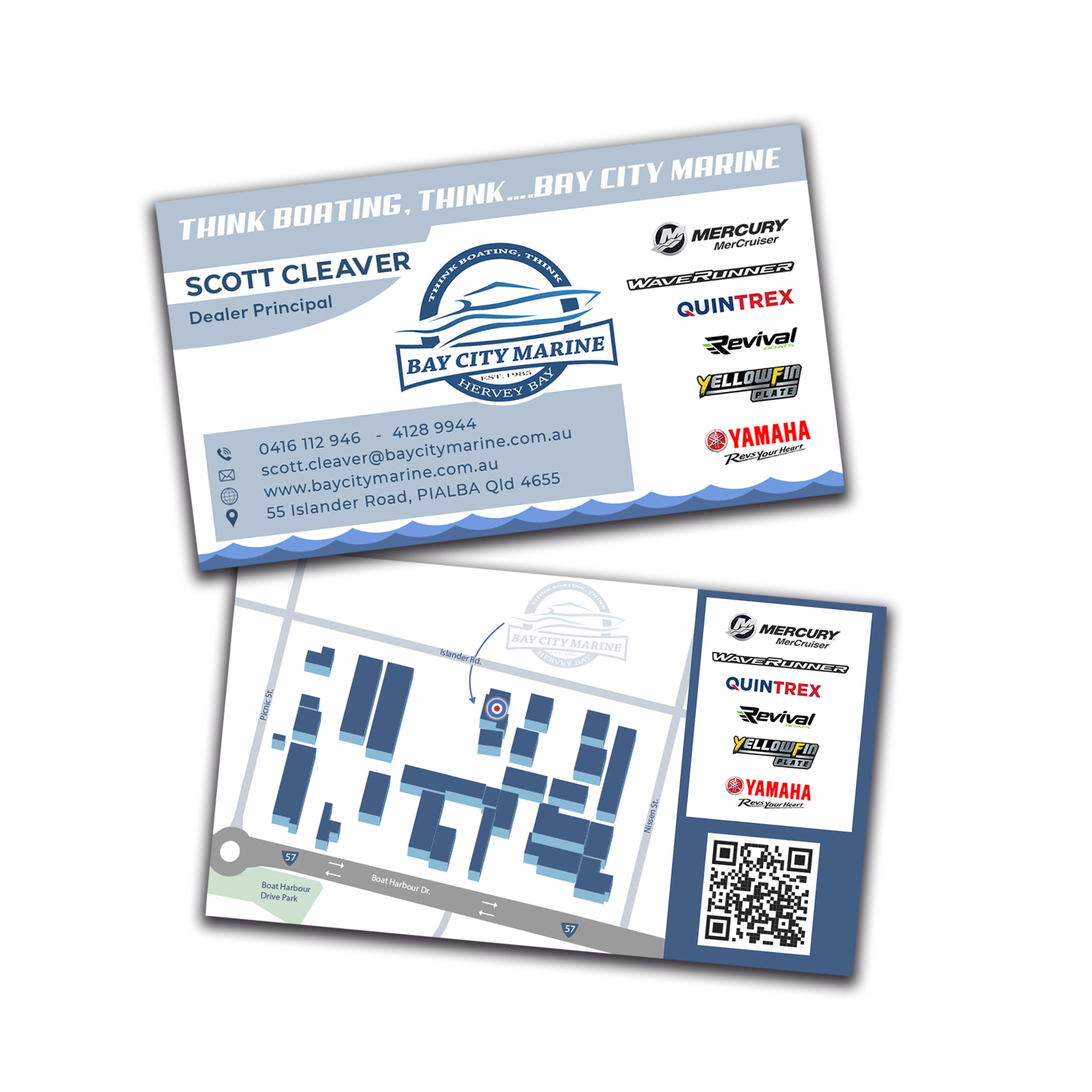 Diseño de Tarjeta por Wally_F para Bay City Marine | Diseño #33261137