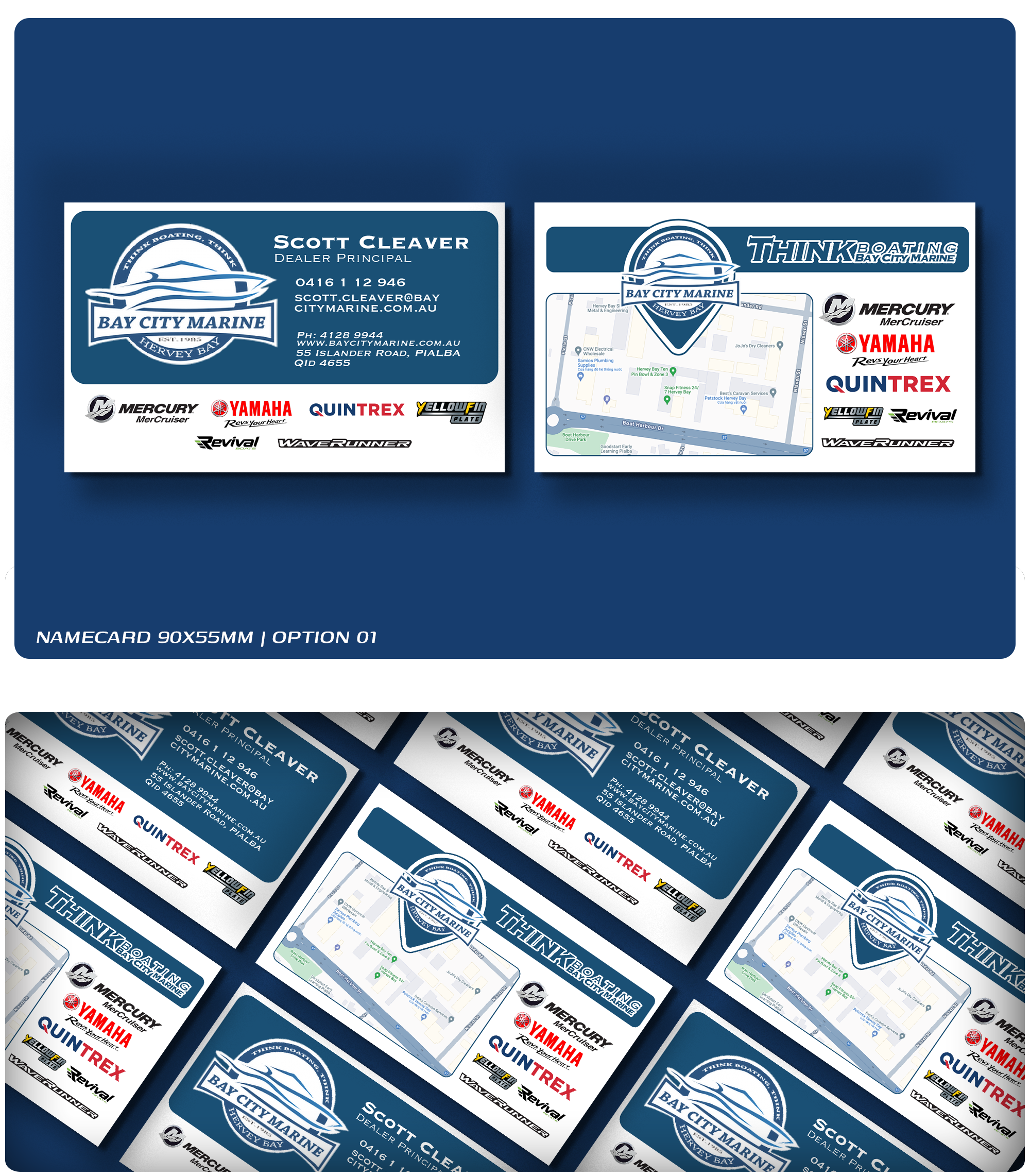 Design de Carte par Thingkazupa Design pour Bay City Marine | Design #33262106