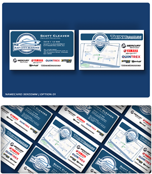 Diseño de Tarjeta por Thingkazupa Design para Bay City Marine | Diseño #33262106