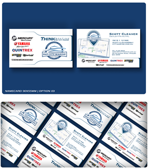 Card Design by Thingkazupa Design for Bay City Marine | Design: #33262113