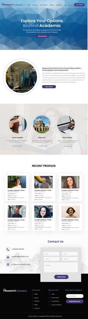Wordpress Design by WahDesign for this project | Design: #33453204