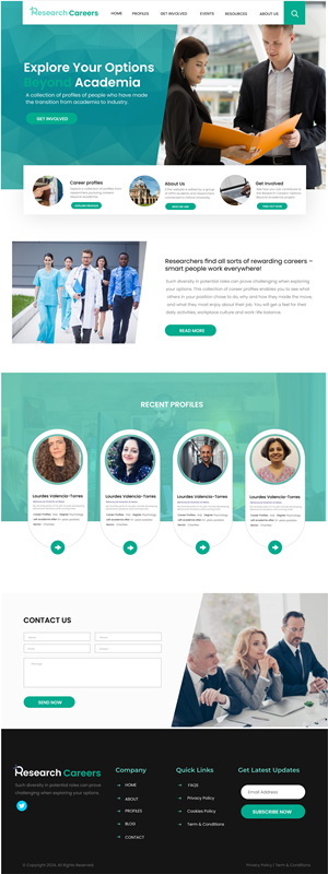 Wordpress Design by WahDesign for this project | Design: #33456423