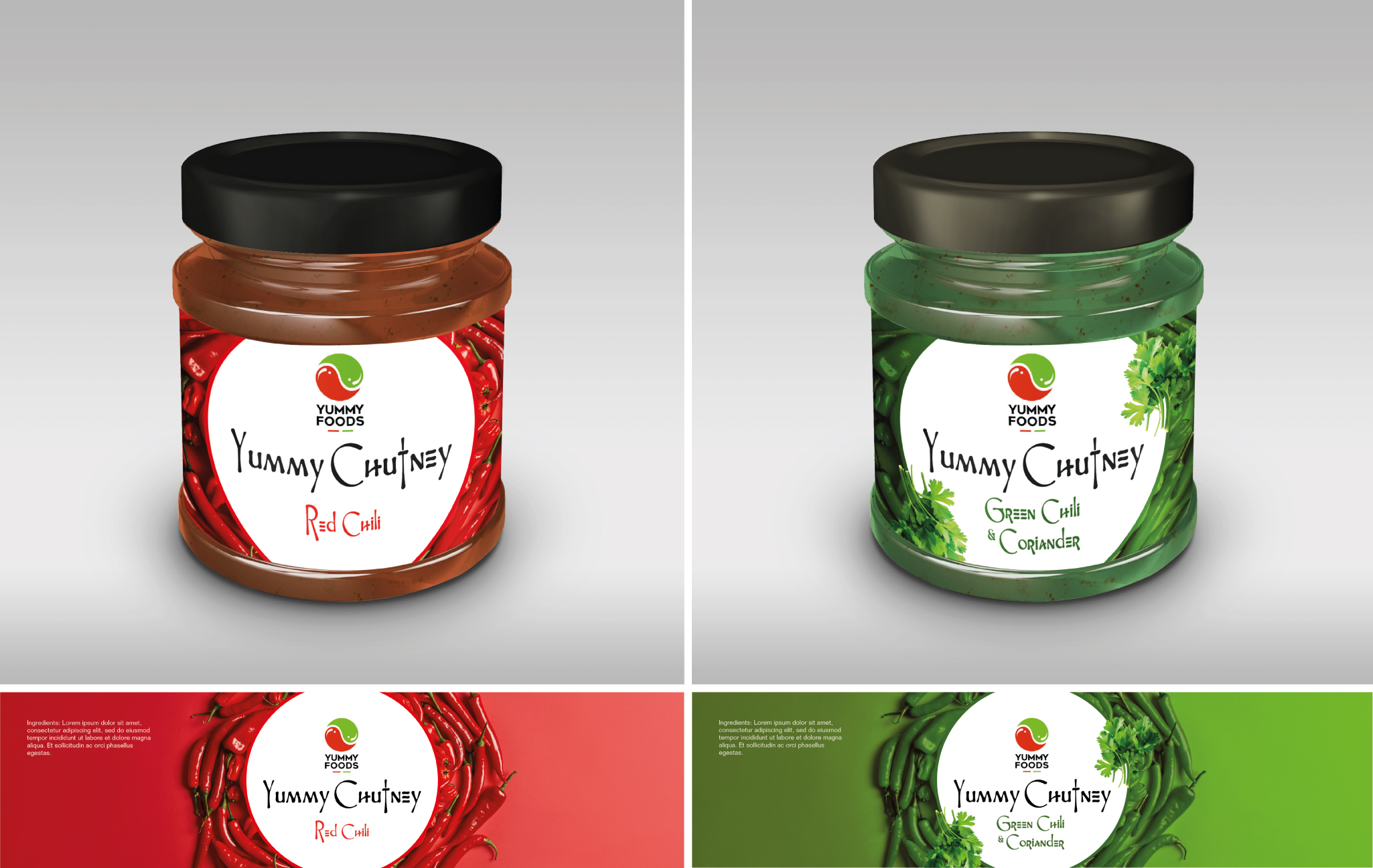Label Design by Ellie Afonso for Yummy Foods B.V. | Design #33297622