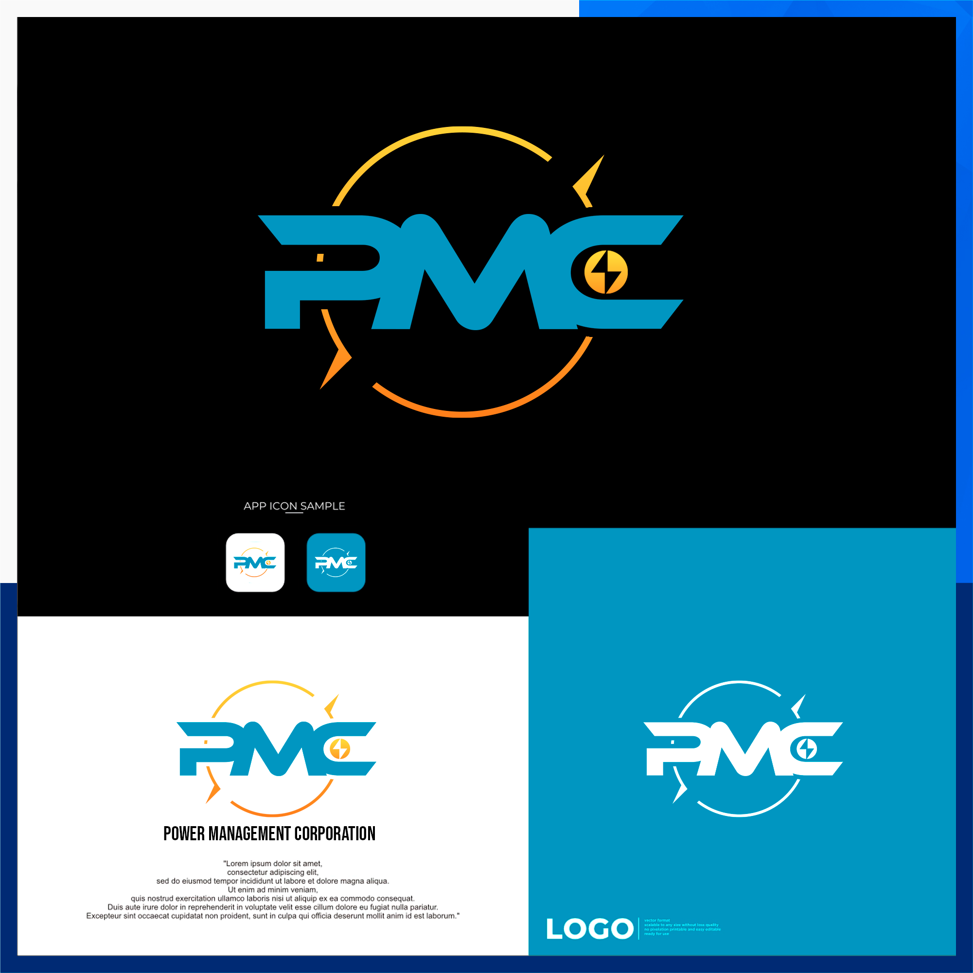 Diseño de Logo por Roman Designs para Power Management Corporation | Diseño #33259643