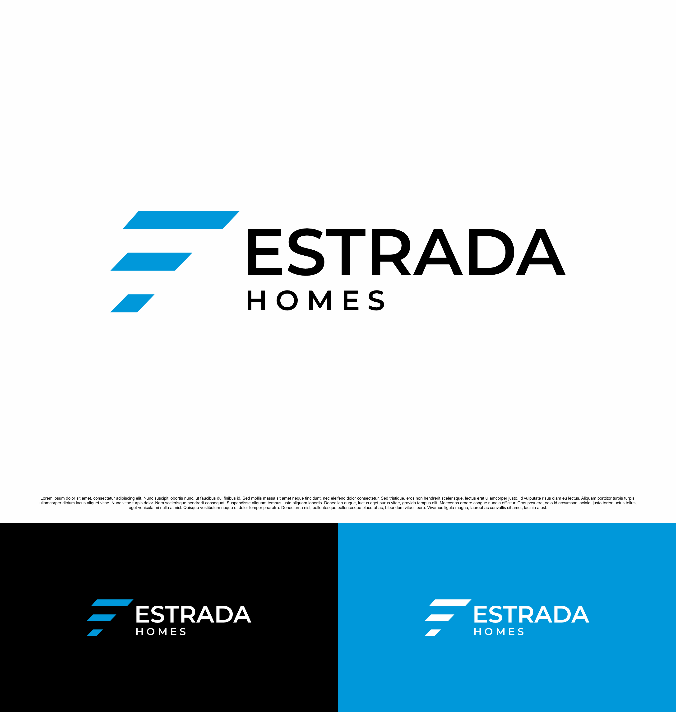 Logo Design by saesean for Estrada Homes | Design #33280343