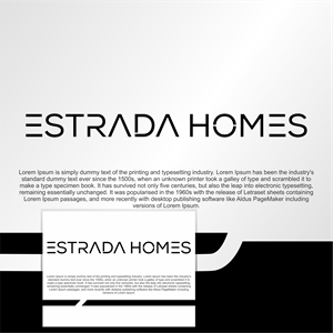 Logo Design by diego costa for Estrada Homes | Design: #33266571