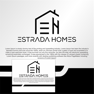 Logo Design by diego costa for Estrada Homes | Design: #33266589