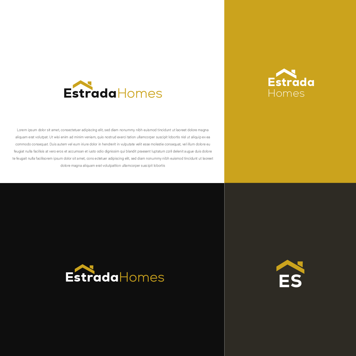 Logo Design by urvaG for Estrada Homes | Design #33264871