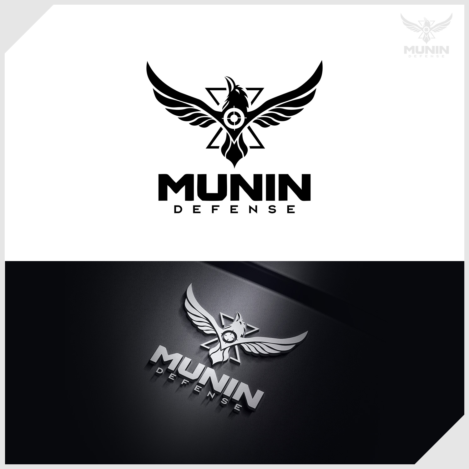 Logo Design by IDesign1606 for Munin Defense Consulting | Design #33281797